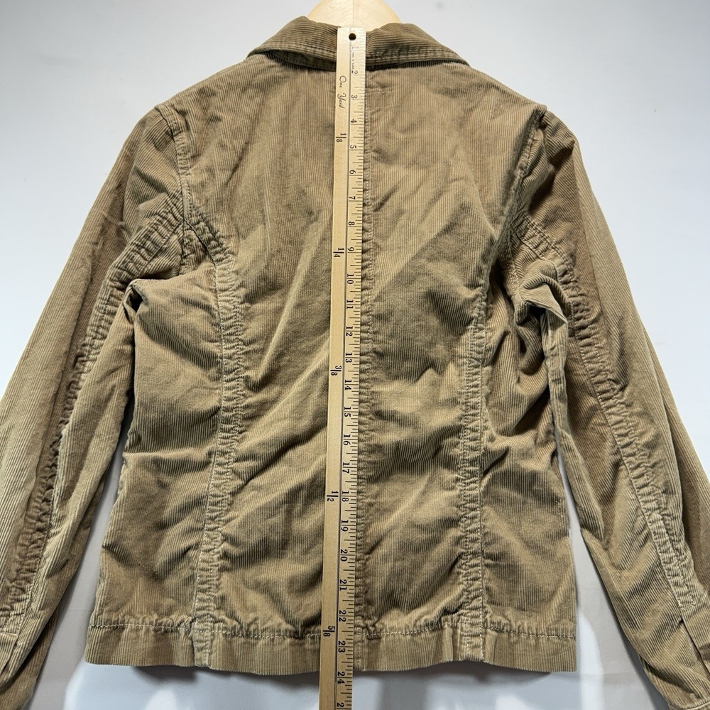 Corduroy Jacket Banana Republic Women's 8 Khaki Brown Cowboy - Picture 11 of 13